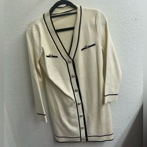 Never worn button down mini dress size L